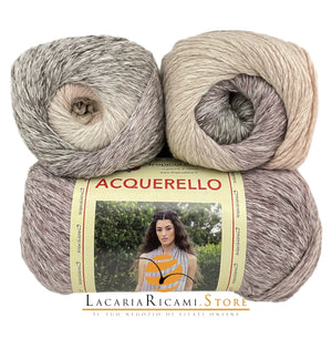 Cotone ACQUERELLO - Tropical Lane - - LacariaRicami.Store