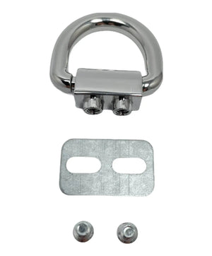 AGGANCIO 24X22 mm - 763217 - Colore: 0101 - NICKEL - by LacariaRicami.Store