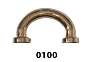 AGGANCIO 25X15 mm - 763218 - Colore: 0100 - ORO - by LacariaRicami.Store