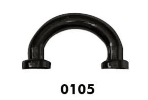 AGGANCIO 25X15 mm - 763218 - Colore: 0105 - CANNA DI FUCILE - by LacariaRicami.Store