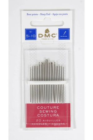AGHI Cucito Con Punta - DMC - Colore: 1770 3 - 20 aghi assortiti misura 5-10 - by LacariaRicami.Store
