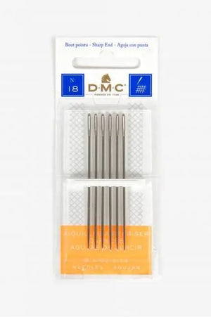 AGHI RAMMENDO CON PUNTA - DMC - Colore: 1769 3 - 6 aghi misura 18 - by LacariaRicami.Store