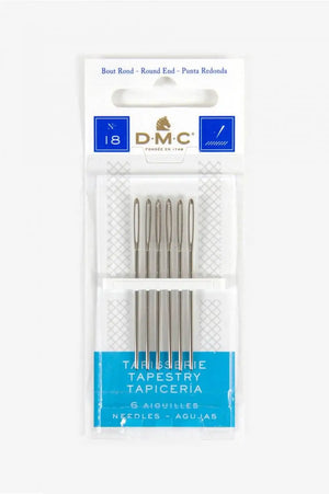 AGHI Da Tappezzeria Senza Punta - DMC - Colore: 1767 4 - 6 aghi misura 18 - by LacariaRicami.Store