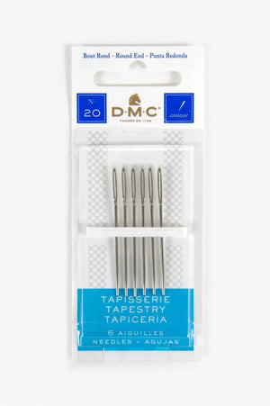 AGHI Da Tappezzeria Senza Punta - DMC - Colore: 1767 5 - 6 aghi misura 20 - by LacariaRicami.Store