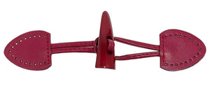 Bottone ALAMARO CORNO - Colore: 14 - BORDEAUX - by LacariaRicami.Store