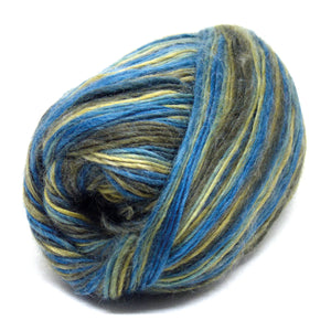 Lana ALLEGRIA - Tropical Lane - Colore: 705 - BLU VERDE OLIVA SENAPE - by LacariaRicami.Store