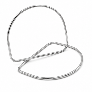 Manici A ARCO Metallici - Mas Srl - Colore: 30x25cm - ARGENTO - by LacariaRicami.Store