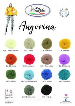 Lana ANGORINA - Miss Tricot Filati - - LacariaRicami.Store