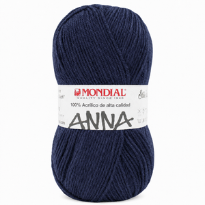 Lana ANNA NEW - Mondial - Colore: 243 - BLUETTE JEANS - by LacariaRicami.Store
