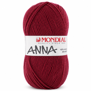 Lana ANNA NEW - Mondial - Colore: 491 - LAMBRUSCO - by LacariaRicami.Store