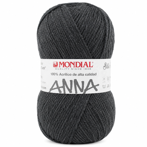 Lana ANNA NEW - Mondial - Colore: 704 - MELANGE GRIGIO FUMO - by LacariaRicami.Store