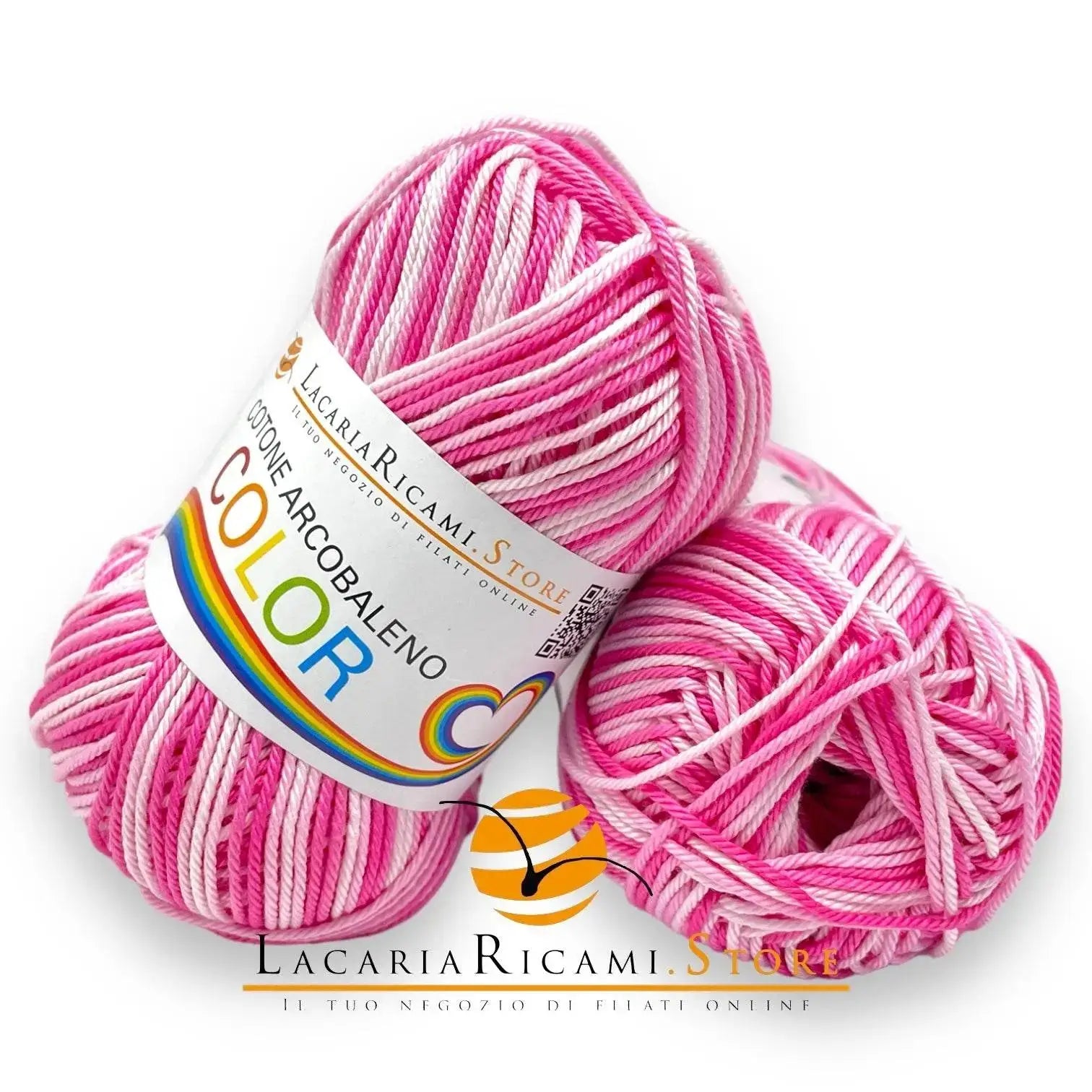 Cotone ARCOBALENO COLOR - LacariaRicami.Store - - LacariaRicami.Store