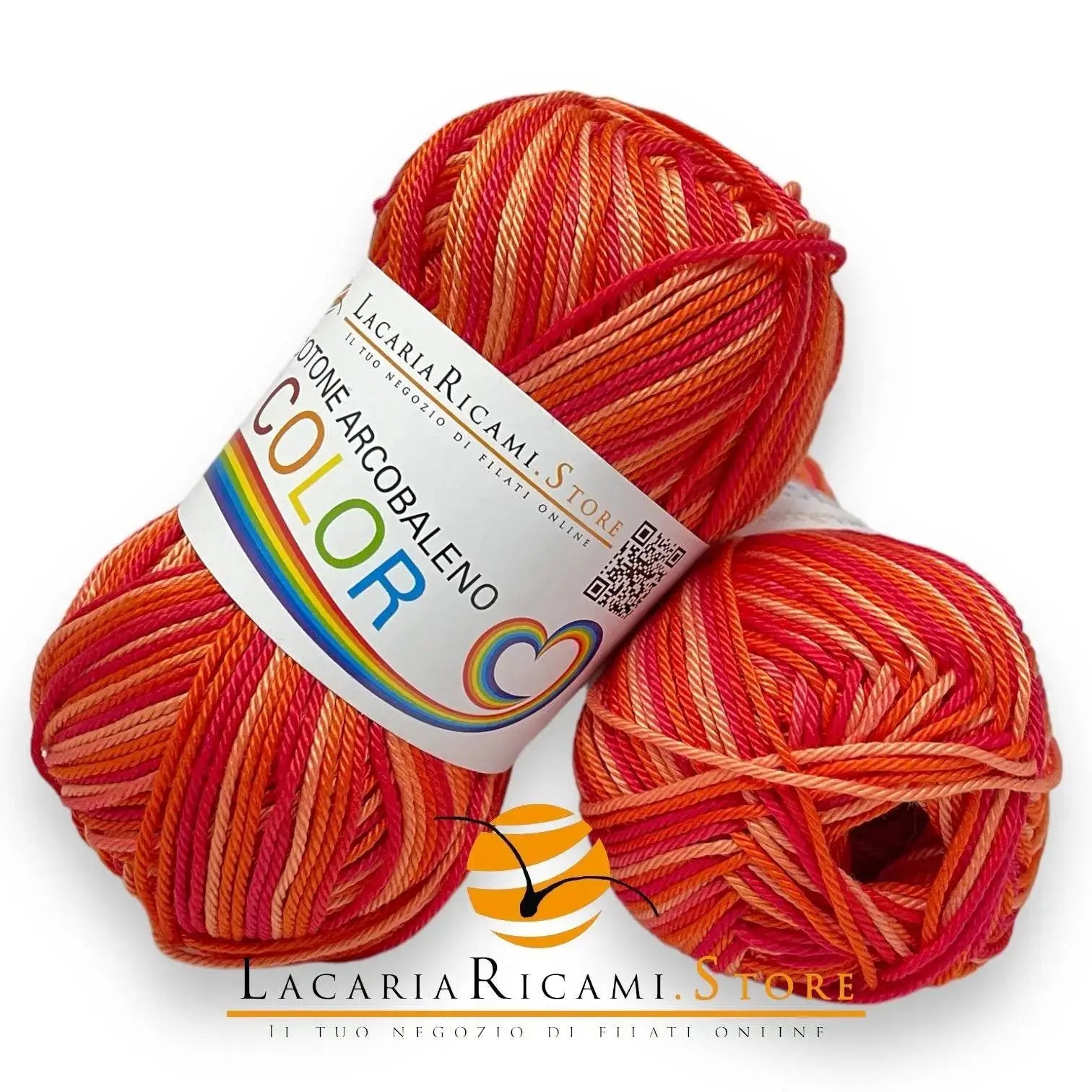 Cotone ARCOBALENO COLOR - LacariaRicami.Store - - LacariaRicami.Store