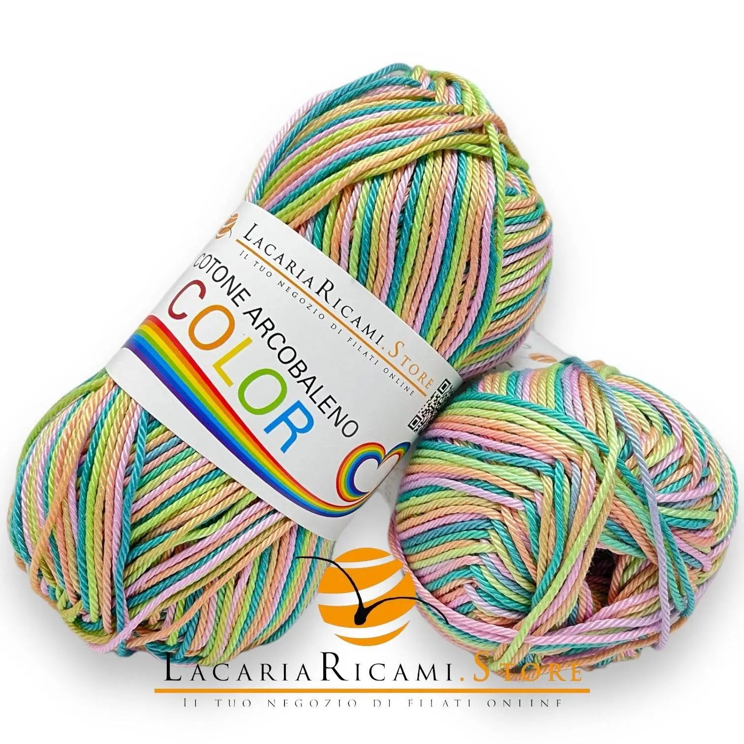 Cotone ARCOBALENO COLOR - LacariaRicami.Store - - LacariaRicami.Store
