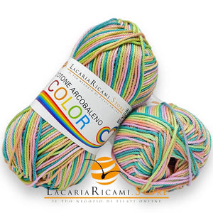 Cotone ARCOBALENO COLOR - LacariaRicami.Store - - LacariaRicami.Store
