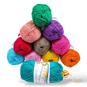 Cotone ARCOBALENO LAMÉ - LacariaRicami.Store - - LacariaRicami.Store