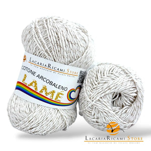 Cotone ARCOBALENO LAMÉ - LacariaRicami.Store - - LacariaRicami.Store