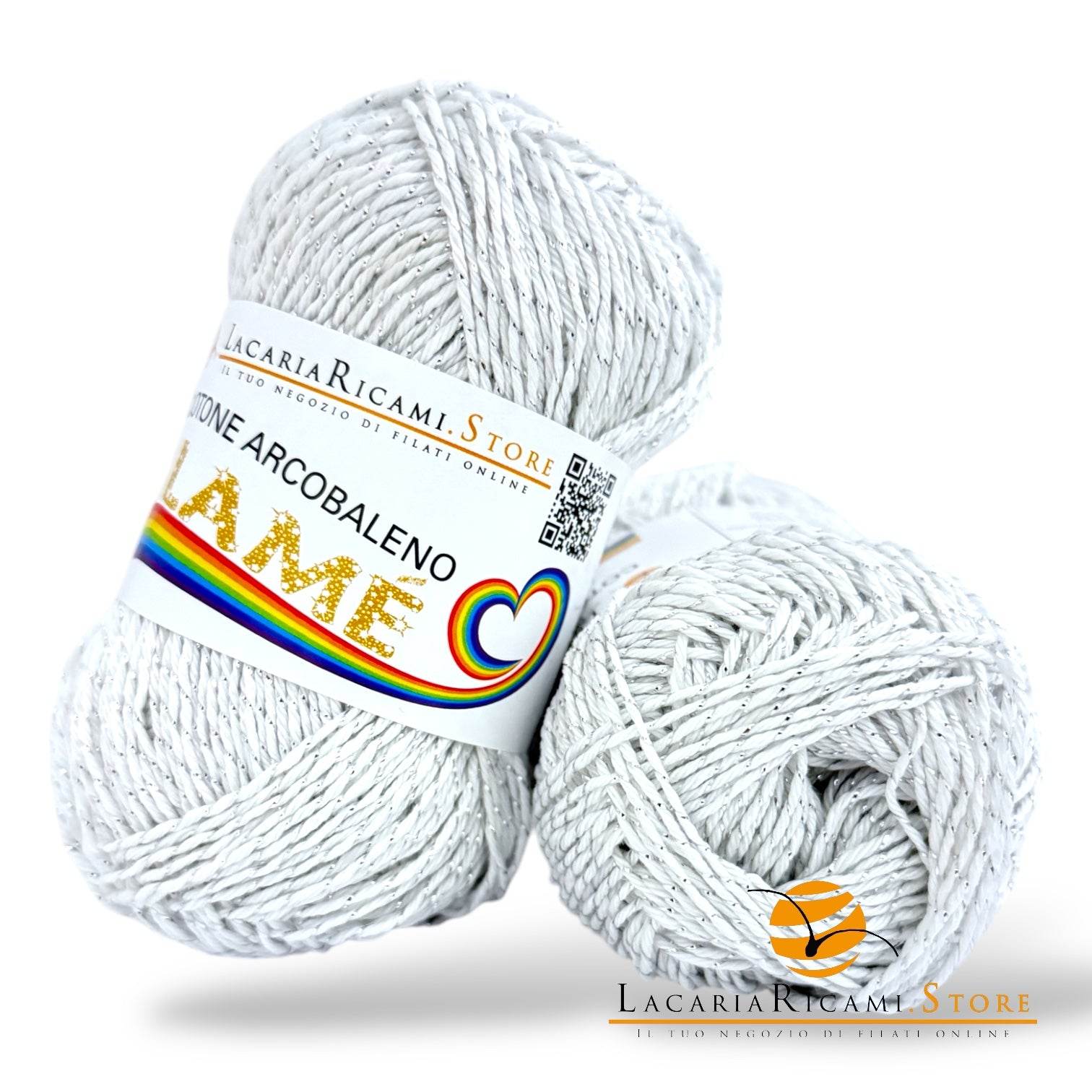 Zoom L101 - BIANCO/LAMÉ ARGENTO