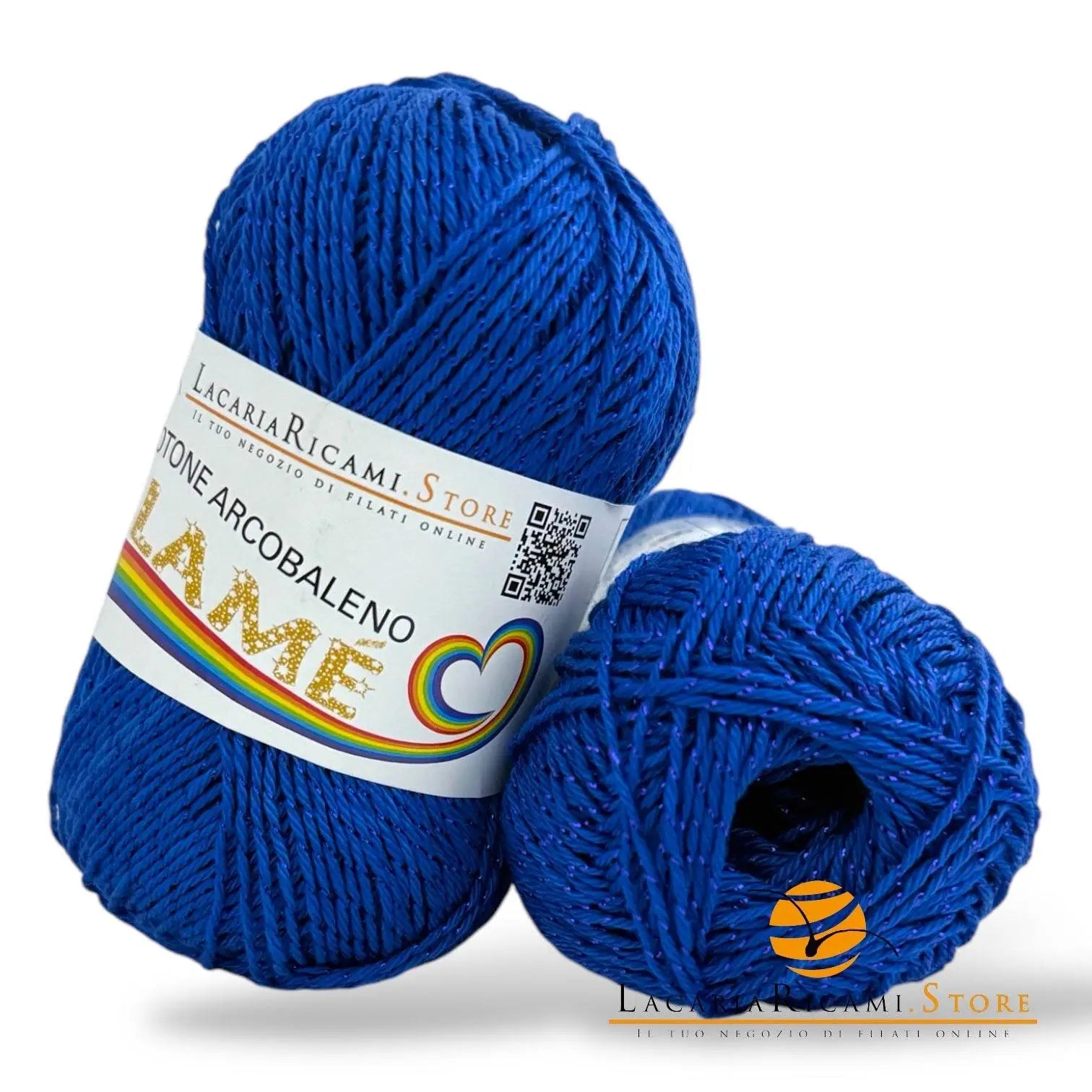 Cotone ARCOBALENO LAMÉ - LacariaRicami.Store - - LacariaRicami.Store