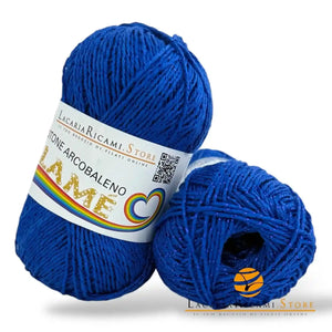 Cotone ARCOBALENO LAMÉ - LacariaRicami.Store L106 - BLU LAMÉ BLU - LacariaRicami.Store