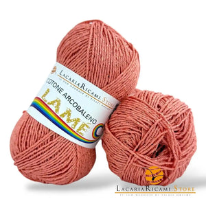 Cotone ARCOBALENO LAMÉ - LacariaRicami.Store L114 - CORALLO LAMÉ CORALLO - LacariaRicami.Store