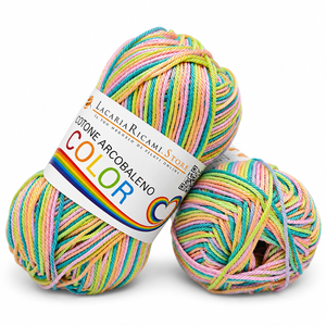 Cotone ARCOBALENO COLOR - LacariaRicami.Store - Colore: 900 - MIX COLOR SFUMATO - by LacariaRicami.Store