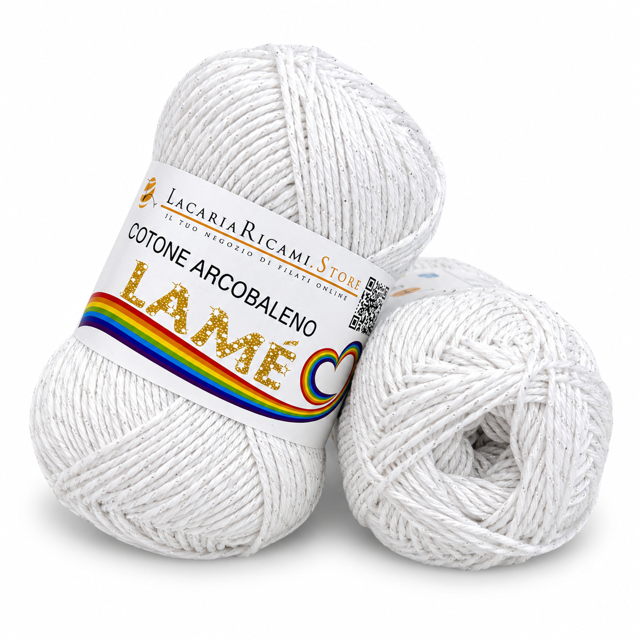 Cotone ARCOBALENO LAMÉ - LacariaRicami.Store
