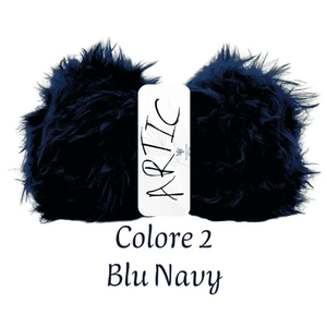 MICROFIBRA Artic - Miss Tricot Filati - Colore: 02 - BLUE NAVY - by LacariaRicami.Store