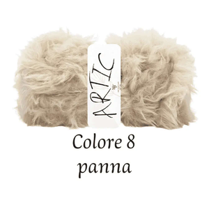 MICROFIBRA Artic - Miss Tricot Filati - Colore: 08 - PANNA - by LacariaRicami.Store