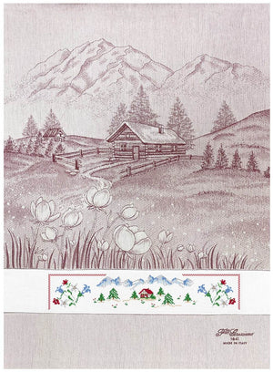 AsciugaPiatti BAITA - F.lli Graziano - Colore: V.2 - BAROLO - by LacariaRicami.Store