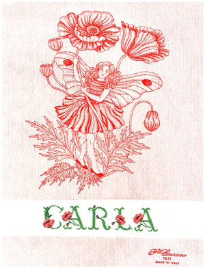 AsciugaPiatti CARLA - F.lli Graziano - Colore: V.1 - ROSSO - by LacariaRicami.Store