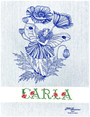 AsciugaPiatti CARLA - F.lli Graziano - Colore: V.2 - BLU - by LacariaRicami.Store