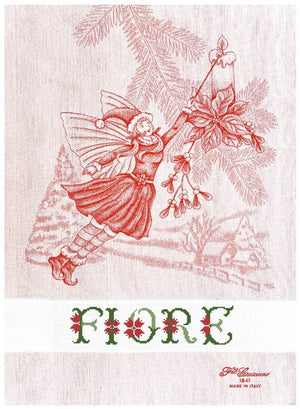 AsciugaPiatti FIORE - F.lli Graziano - Colore: V.1 - ROSSO - by LacariaRicami.Store