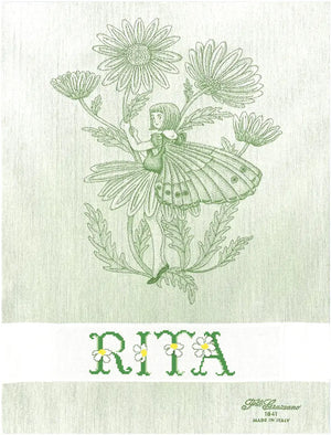 AsciugaPiatti RITA - F.lli Graziano - Colore: V.1 - VERDE - by LacariaRicami.Store
