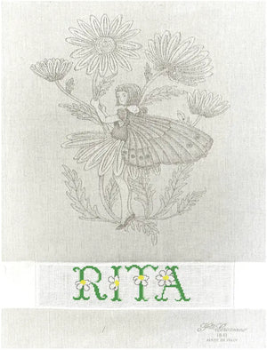 AsciugaPiatti RITA - F.lli Graziano - Colore: V.3 - MISTO LINO - by LacariaRicami.Store