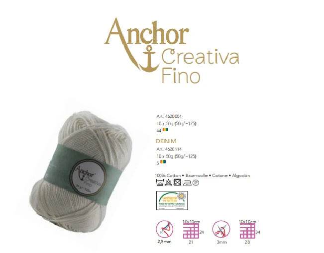 Cotone CREATIVA FINO - ANCHOR - - LacariaRicami.Store