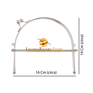 CLIK CLAK Arco In Metallo Vintage Con Chiusura A Moschettone | Straordinario - - LacariaRicami.Store