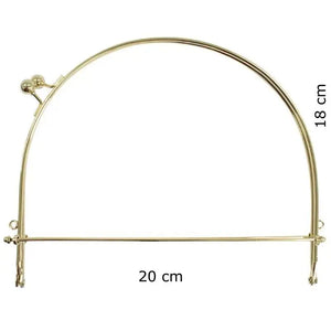 CLIK CLAK Arco In Metallo Vintage Con Chiusura A Moschettone | Straordinario - - LacariaRicami.Store