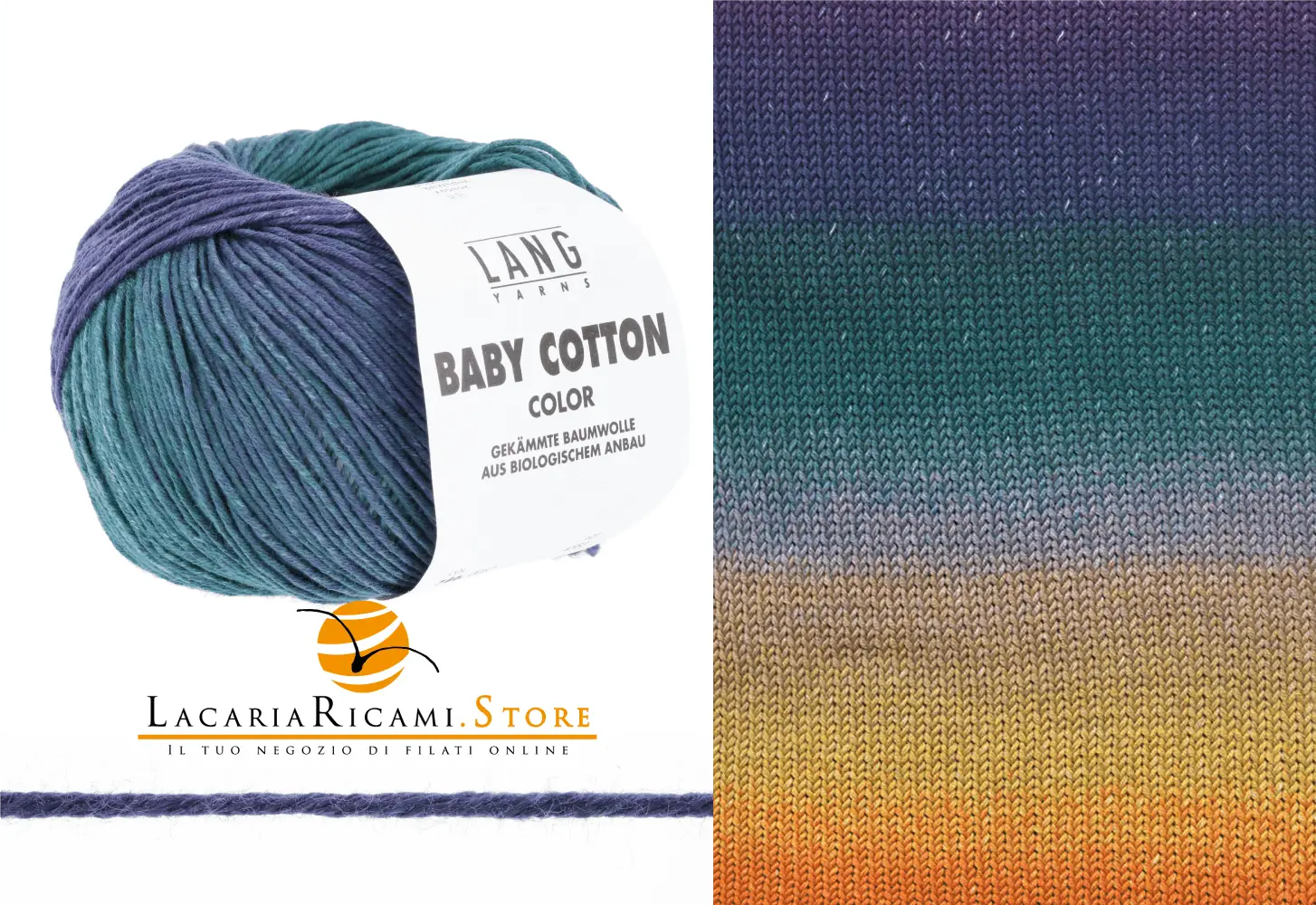 Cotone BABY COTTON COLOR - Lang Yarns - - LacariaRicami.Store