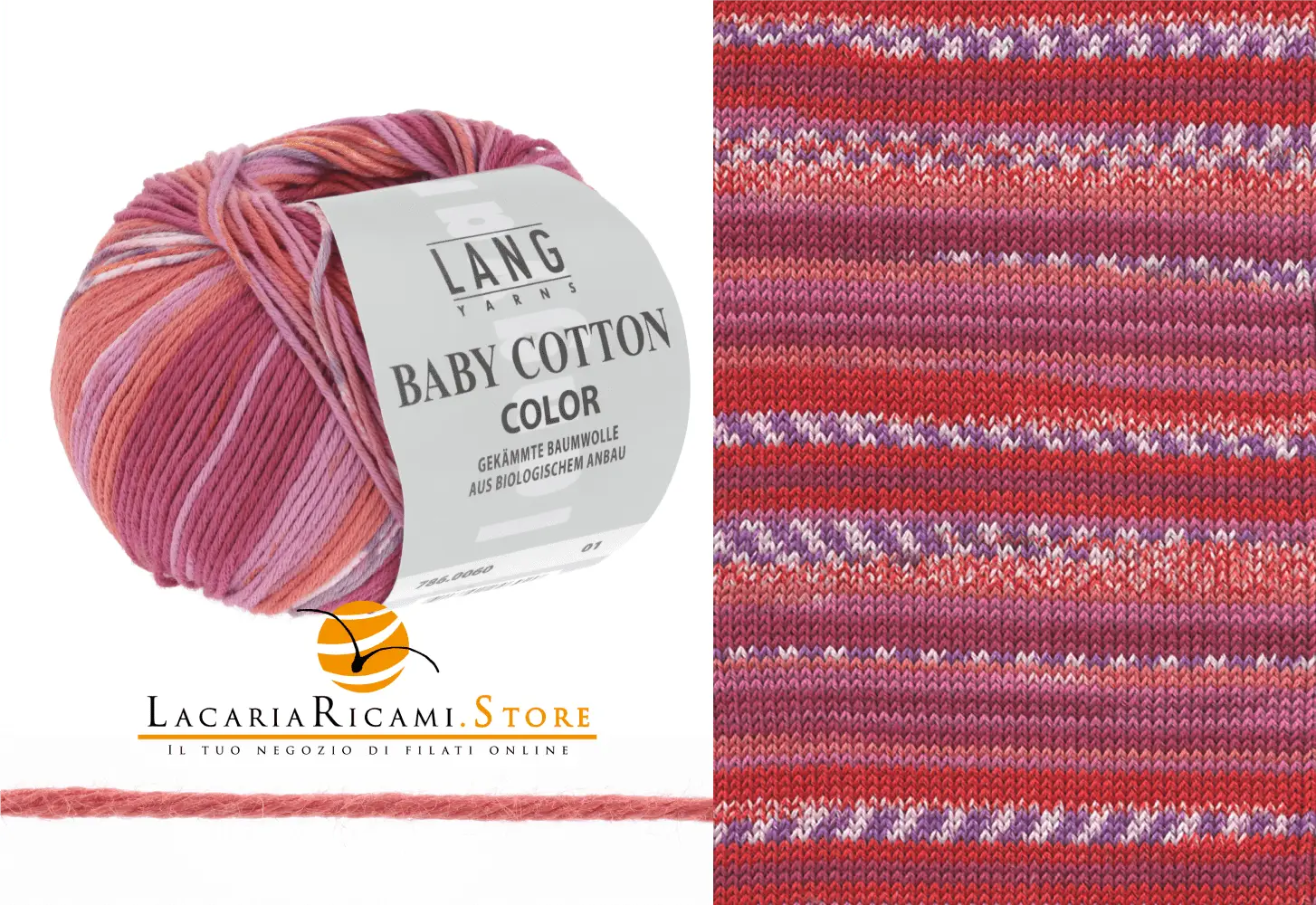Cotone BABY COTTON COLOR - Lang Yarns - - LacariaRicami.Store