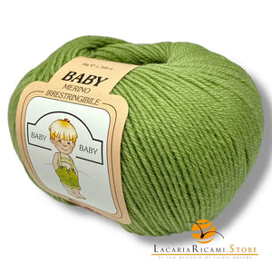 Lana Baby Merino - Silke - 057 - VERDE - LacariaRicami.Store
