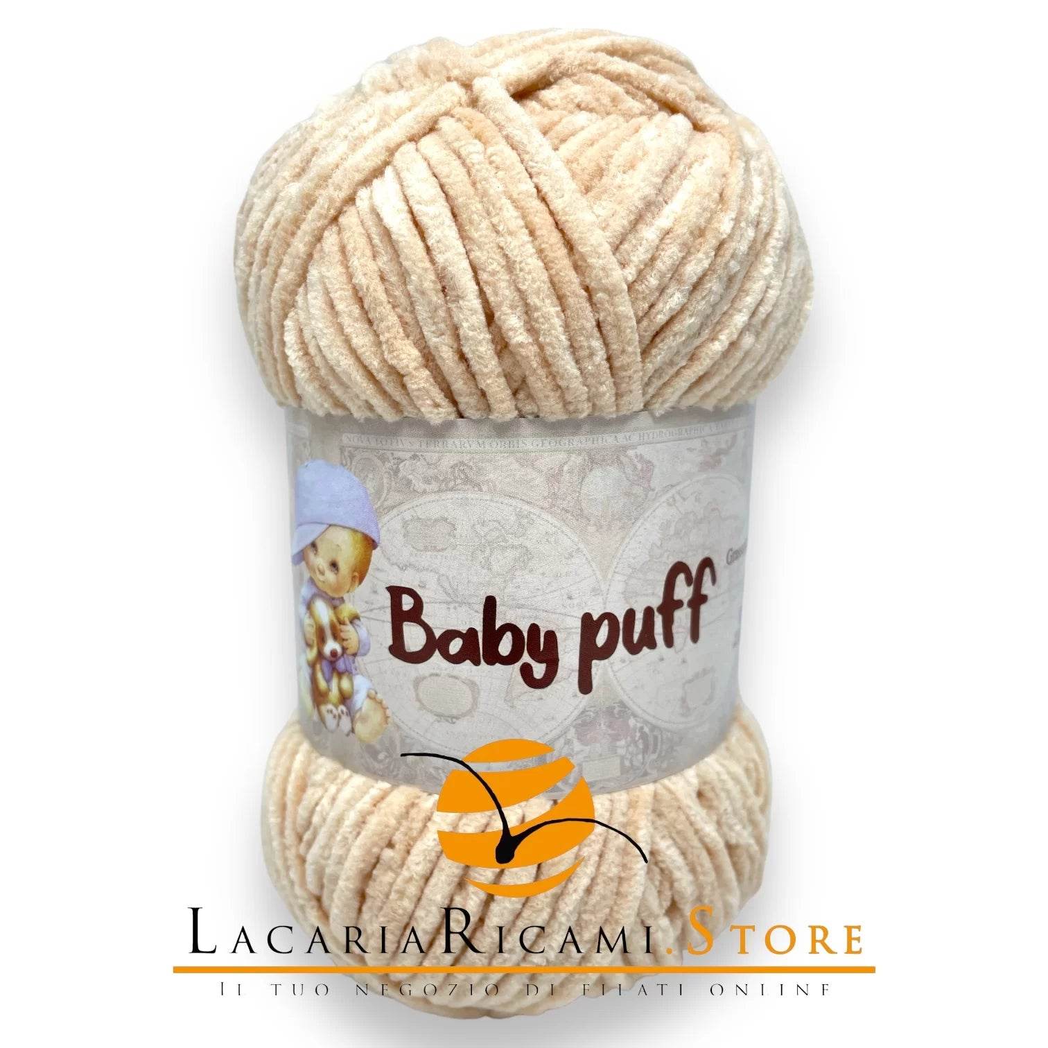 Ciniglia BABY PUFF - Silke - - LacariaRicami.Store