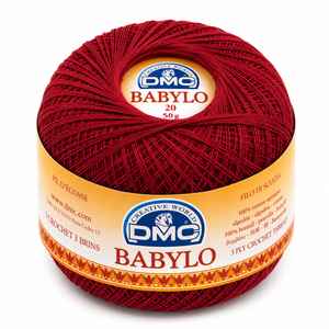 Filo di Scozia Babylo N°20 - DMC - Colore: 321 - ROSSO RUBINO - by LacariaRicami.Store