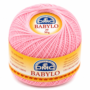 Filo di Scozia Babylo N°20 - DMC - Colore: 460 - ROSA FORTE - by LacariaRicami.Store