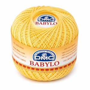 Filo di Scozia Babylo N°20 - DMC - Colore: 743 - GIALLO FORTE - by LacariaRicami.Store