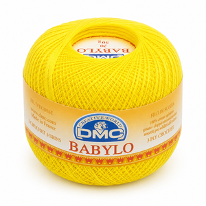 Filo di Scozia Babylo N°20 - DMC - Colore: 973 - GIALLO - by LacariaRicami.Store