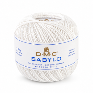 Filo di Scozia Babylo N° 3 - DMC - Colore: BABYLO 3 - BLANC - by LacariaRicami.Store