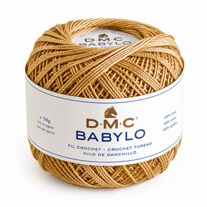 Filo di Scozia BABYLO N° 5 - DMC - Colore: 437 - OCRA - by LacariaRicami.Store