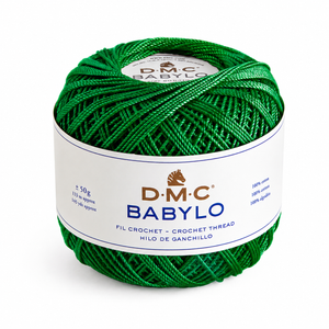 Filo di Scozia BABYLO N° 5 - DMC - Colore: 699 - VERDE SCURO - by LacariaRicami.Store