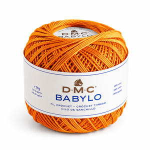 Filo di Scozia BABYLO N° 5 - DMC - Colore: 741 - ARANCIO - by LacariaRicami.Store